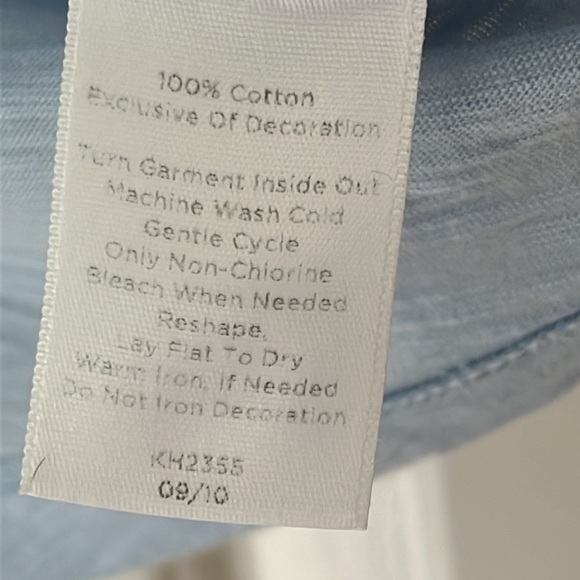 Talbots Light Blue Tank with Beads - Picture 6 of 7